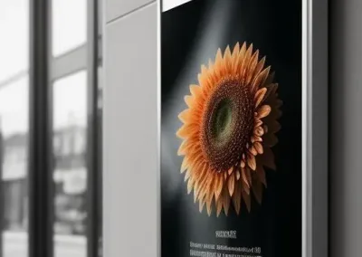 i-pix Creativ - Sunflower Plakat gerahmt